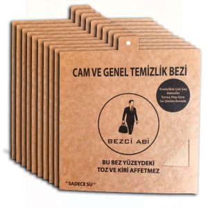 (35cmx50cm) Cam ve Genel Temizlik Bezi (10 PAKET)